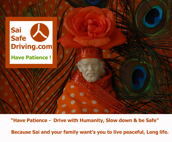 Shirdi Sai Baba safe driving